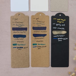 DIY Cardstock Bookmark Blanks | 300 gsm Plain Bookmarks for Crafting, Journals, Planners & Gifts image 4