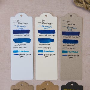 DIY Cardstock Bookmark Blanks | 300 gsm Plain Bookmarks for Crafting, Journals, Planners & Gifts image 5