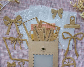 20 Embellishment Pieces for Journal Collage Ephemera Scrapbook