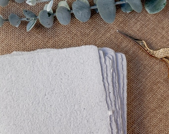 White with Teal Speckles | Eco Friendly Paper | 5 per order |