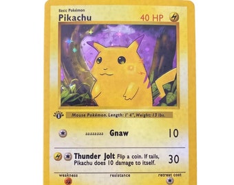 pikachu first edition card price Pikachu [1st Edition Error] #1 Prices | Pokemon Promo