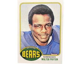 1976 Topps Walter Payton Rookie Card Reprint