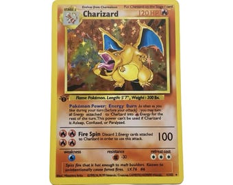 Charizard - 1st Edition Base Set - Holo / Holographic Reprint