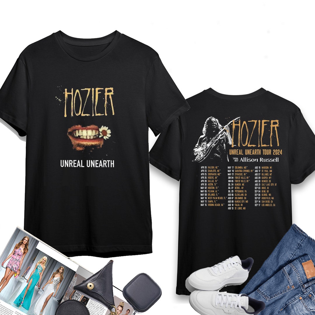 Hozier Vintage Shirt Hozier Unreal Unearth World Tour 2024 Etsy