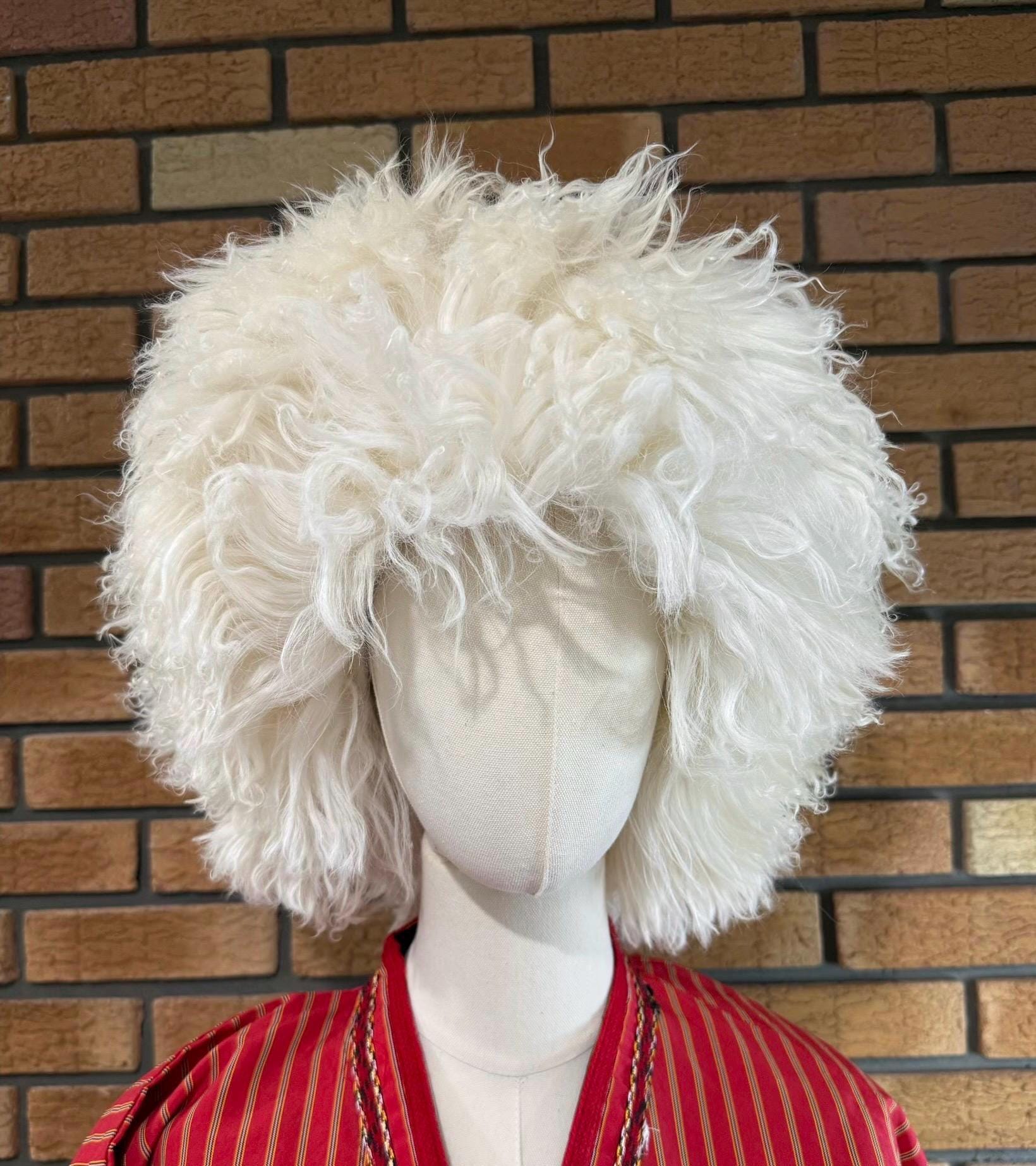 Sheepskin Papakha Women’s Hat Black Papakha Hat | Handmade Sheepskin Wool Caucasian  main image 2