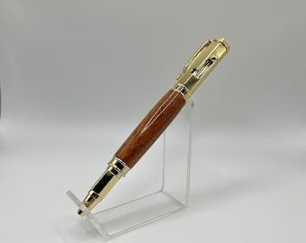 Patagonia Rosewood Vertex Bolt Action Pen - Gold Finish