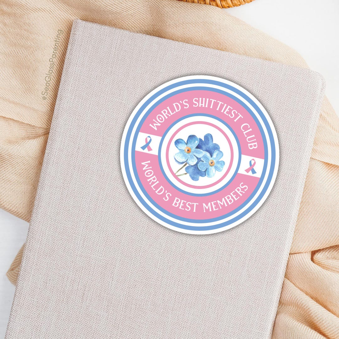 Grief Community Sticker, World's Shittiest Club, World's Best Members ...