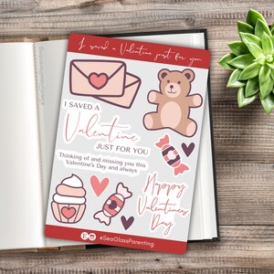 Baby Verlust Valentinstag Aufkleber Bogen, Erinnerung Scrapbooking nach Fehlgeburt oder Totgeburt, süßes Geschenk für trauernde Mama, Papa