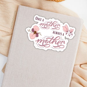 Adesivos de dia das mães, arte de perda de gravidez, mamãe de anjo, mãe perdida, lembrança de perda de bebê, citação de diário, presente de perda de filho para mãe enlutada