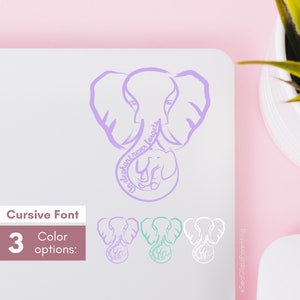 LIQUIDACIÓN: calcomanía "Nunca olvides", calcomanía de "Elephant Mama", adorno por la pérdida de un hijo, arte de ángel para bebé, regalo en memoria para una madre en duelo, padre en duelo