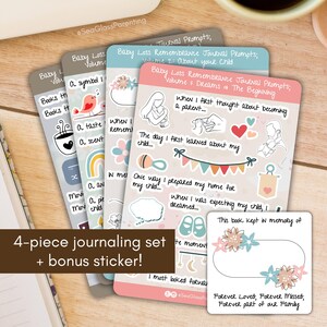 Juego de pegatinas con mensajes para el diario sobre la pérdida de un bebé, mensajes bonitos y esclarecedores sobre tu bebé ángel, dulce regalo de recuerdo para mamá o papá que han sufrido una pérdida, libro de recuerdos