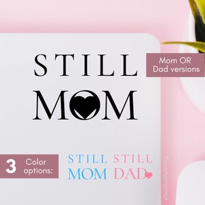 Stillbirth memorial decal, Stillborn gift for mom, Vinyl car graphics, Grieving parents, Honoring loved ones, Loss Dad, In loving memory