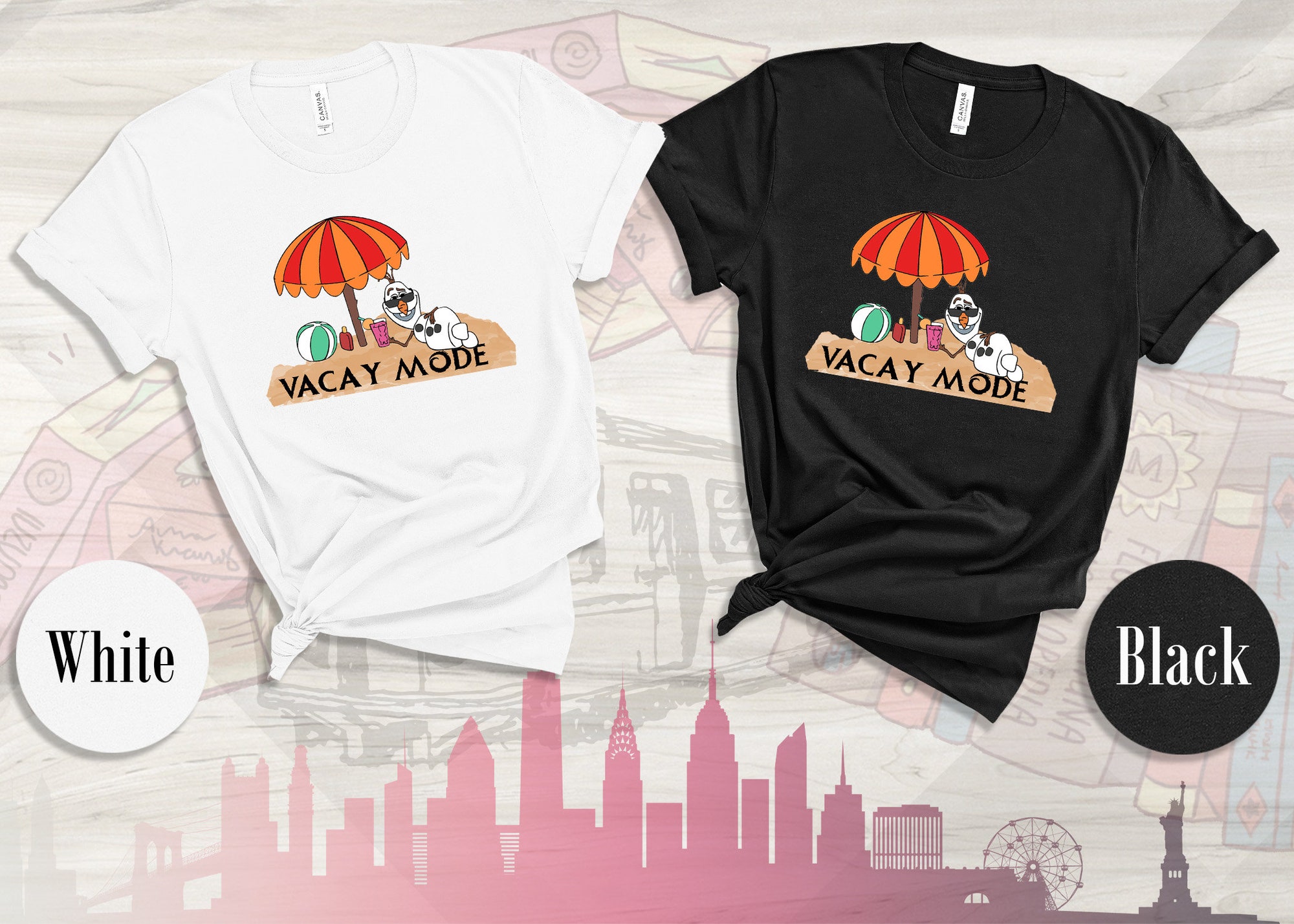 Frozen Olaf Vacay Mode T-Shirt Frozen Olaf Vacay Mode T-Shirt