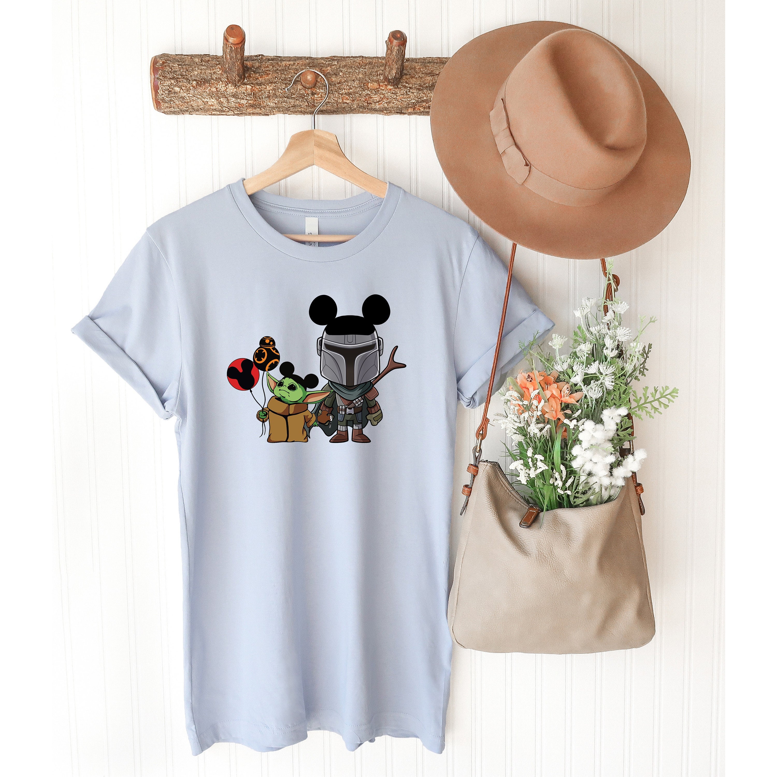 Discover Camiseta Baby Yoda Disney Personaje Lindo Divertido para Hombre Mujer