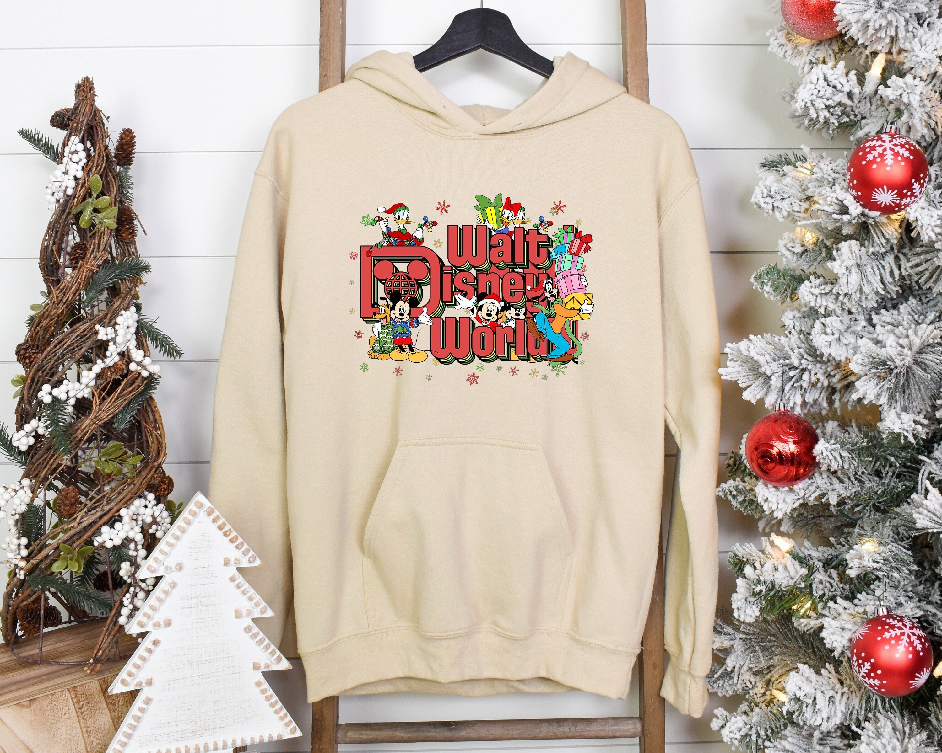 Discover Walt Disney World Christmas Hoodie, Disney Retro Sweatshirt