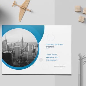 Business Brochure Corporate Editable Indesign Print booklet Template