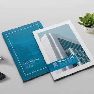 Realestate/Architecture Brochure Corporate Editable Indesign Print booklet Template