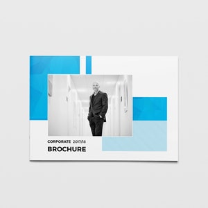 A5 Business Brochure Corporate Editable Indesign Print booklet Template