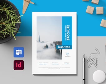 Company Profile Brochure Template, 16 Custom Pages (Word & InDesign)