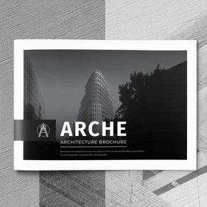 A5 Architecture Brochure Corporate Editable Indesign Template