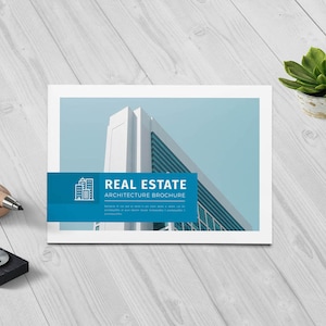 A5 Realestate/Architecture Brochure Editable Indesign Template