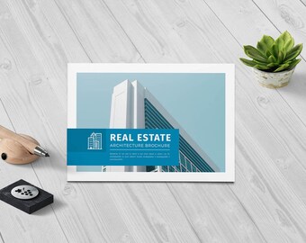 A5 Realestate/Architecture Brochure Editable Indesign Template
