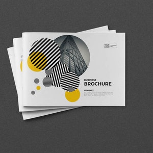 A5 Business Brochure Corporate Editable Indesign Print booklet Template