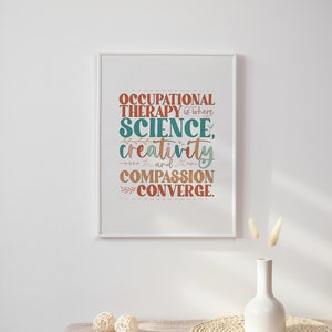 Printable Occupational Therapy Poster, Minimalist Counseling Posters ...