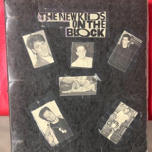 Vintage New Kids On The Block Memorabilia, Cards, Pins, Magazine Puzzle, Posters