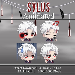 Sylus | Love and Deepspace | Animated Emotes | Discord Stickers | Twitch Emote |  Etc.,