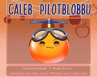 Caleb Pilotblobbu Love and Deepspace Animated/Static Emote: Twitch, Discord, Stream Asset