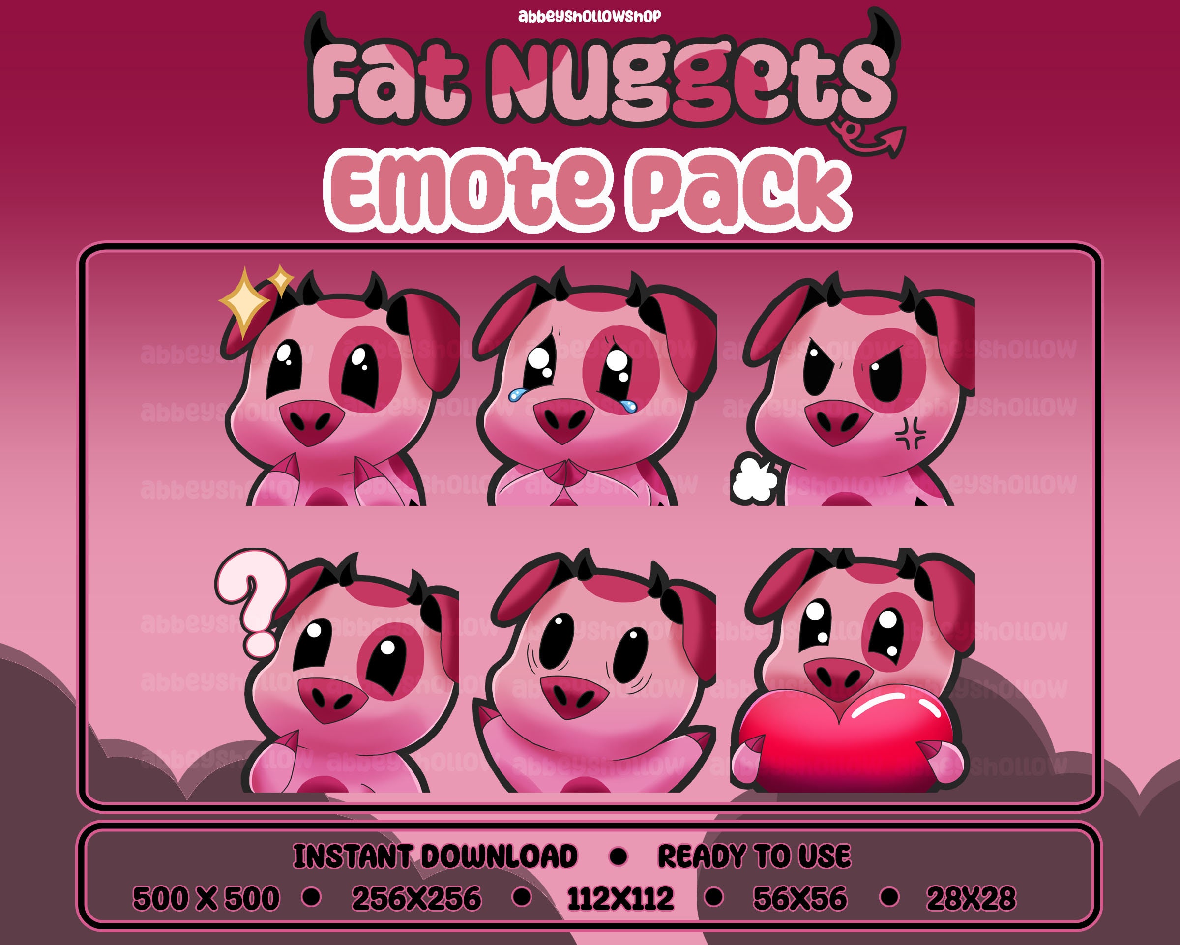 Hazbin Hotel Fat Nuggets - Etsy