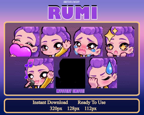 Huntrix Rumi | Kpop デーモンハンター | プリメイドエモート