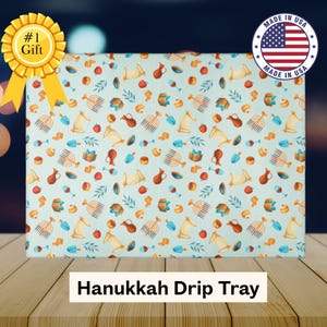 Menorah Trays for Hanukkah Gift, Custom Hanukkah Drip Trays, Hanukkah Decorations, Candle Wax Drip Tray, Jewish Home Decor, Chanukah Decor