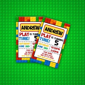 Editable Birthday Party Invitation: Instant Digital Download