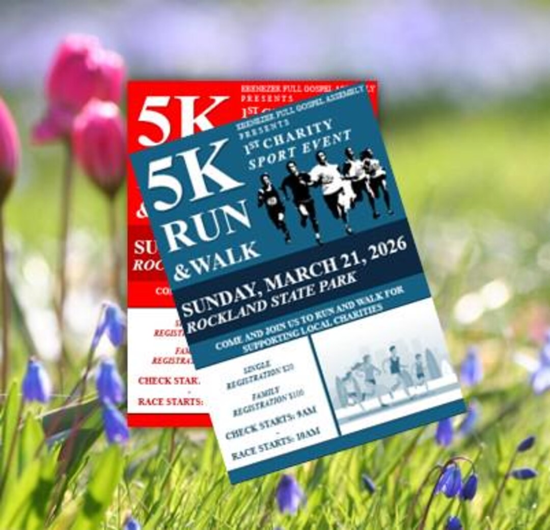 5K Event Flyer Printable | School Fun Run | Fundraiser Campaign | PTA ...