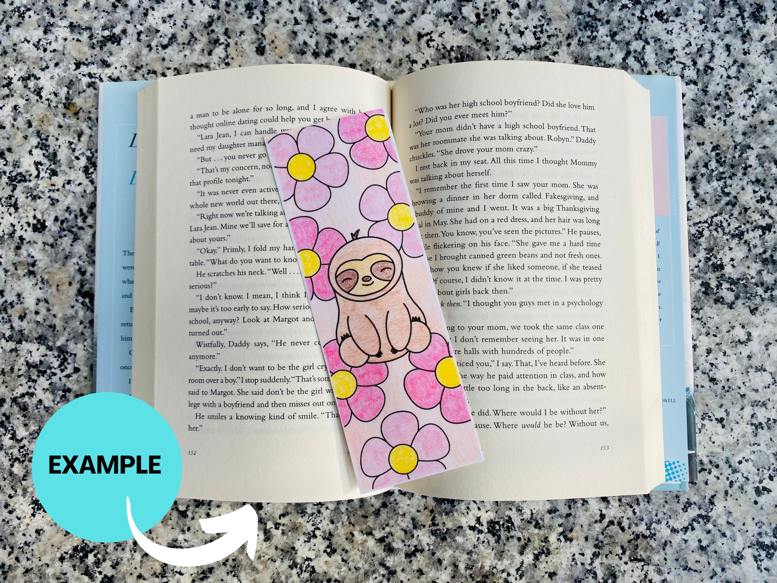 Coloring Bookmarks Printable Sloth Bookmark Cute Bookmarks - Etsy