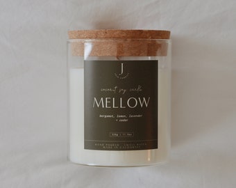 MELLOW | lavender | coconut soy candle | 11.5oz