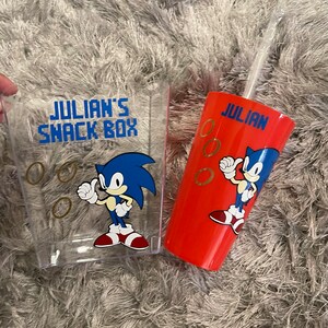 Sonic Popcorn Bucket , Kids Snack Tub, Cute Popcorn Bucket