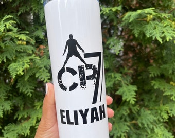 Cristiano Ronaldo Gift - Futbol gift  - Sports Fan Gift -  World Cup - Teacher Gifts  - CR7 tumbler - Football - Fifa 2026