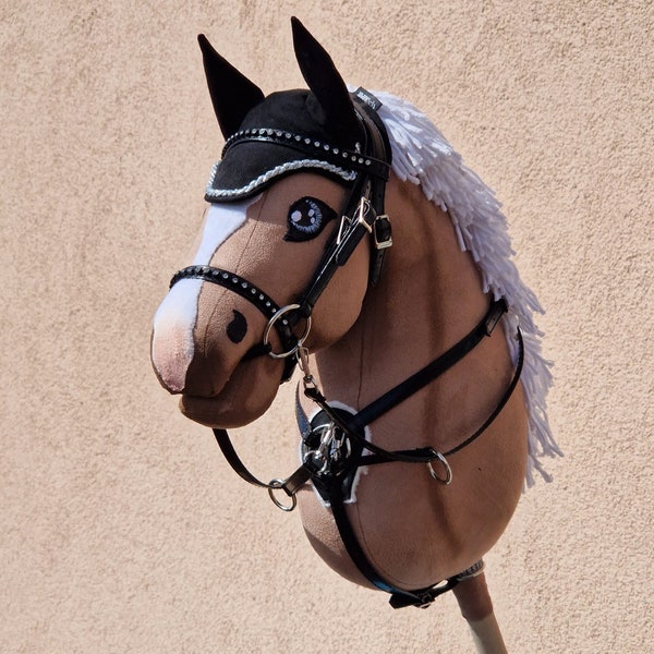 A3 Hobby Horse PALOMINO with bridle, and bit