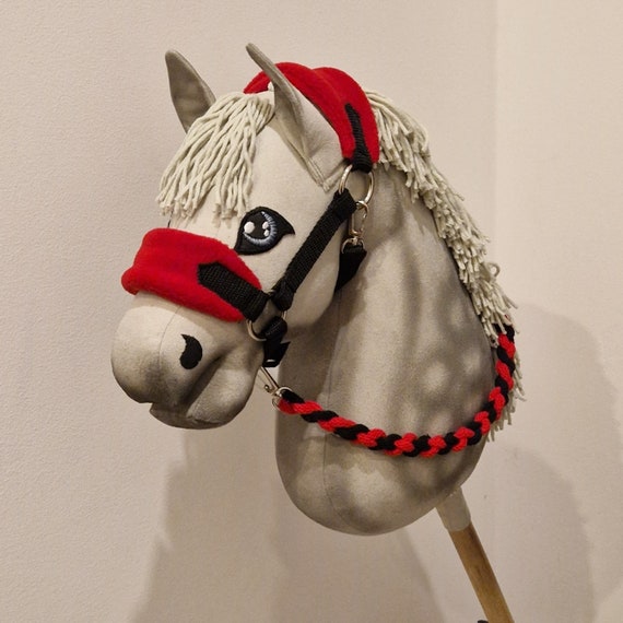 Corde à Cou Pour Cheval Rouge - Débridée, équitation, Marque Tiffany's Braided Tack - NEUVE