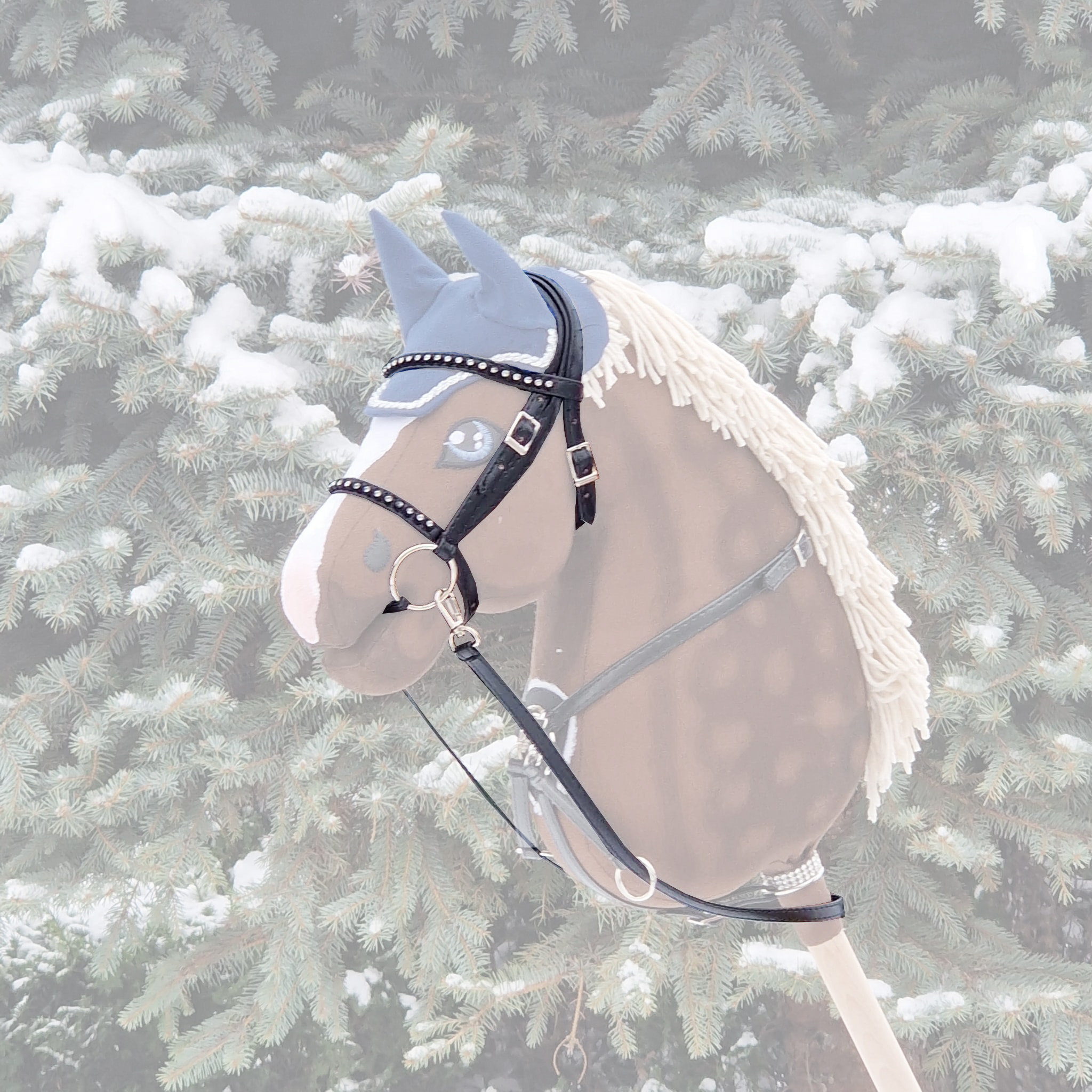 Rênes de bride et plastron de cheval fantaisie faits main