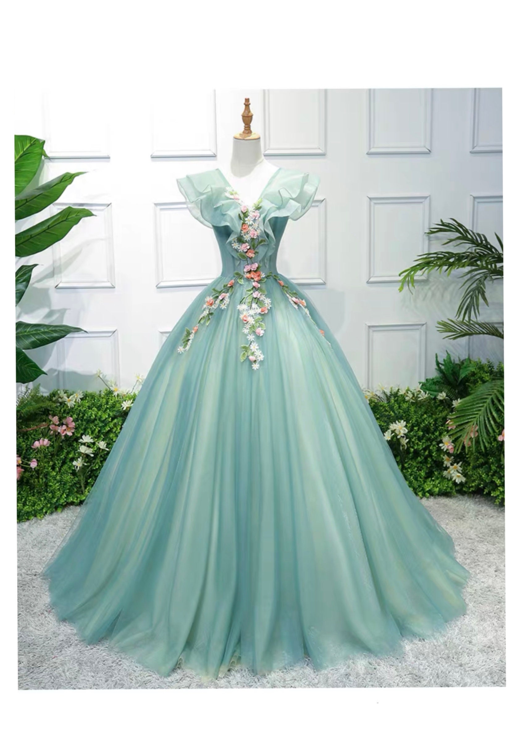 Green Fairy Dress Etsy