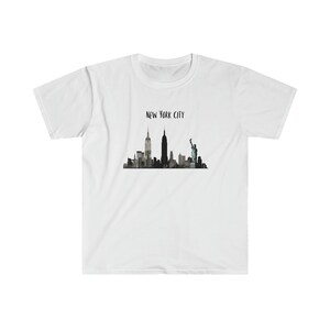 New York City Skyline Unisex Softstyle T-Shirt - Urban Pride Tee