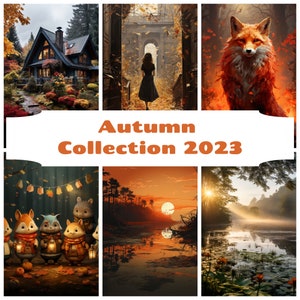Autumn Art Prints Mega Bundle 800+ Prints - Festivals, Woods, Owls, Cabins, and More