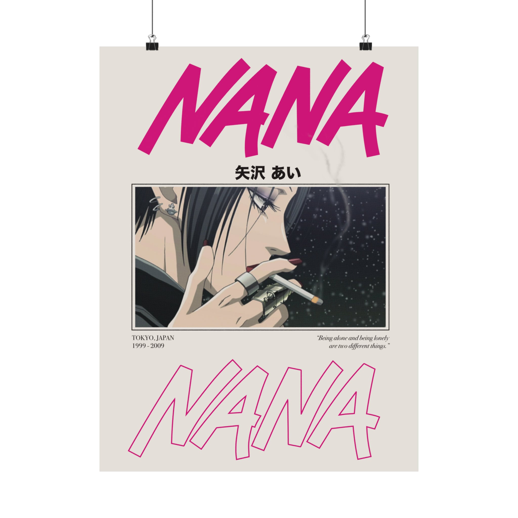 NANA Anime/manga Vintage Style Matte Vertical Poster | Physical