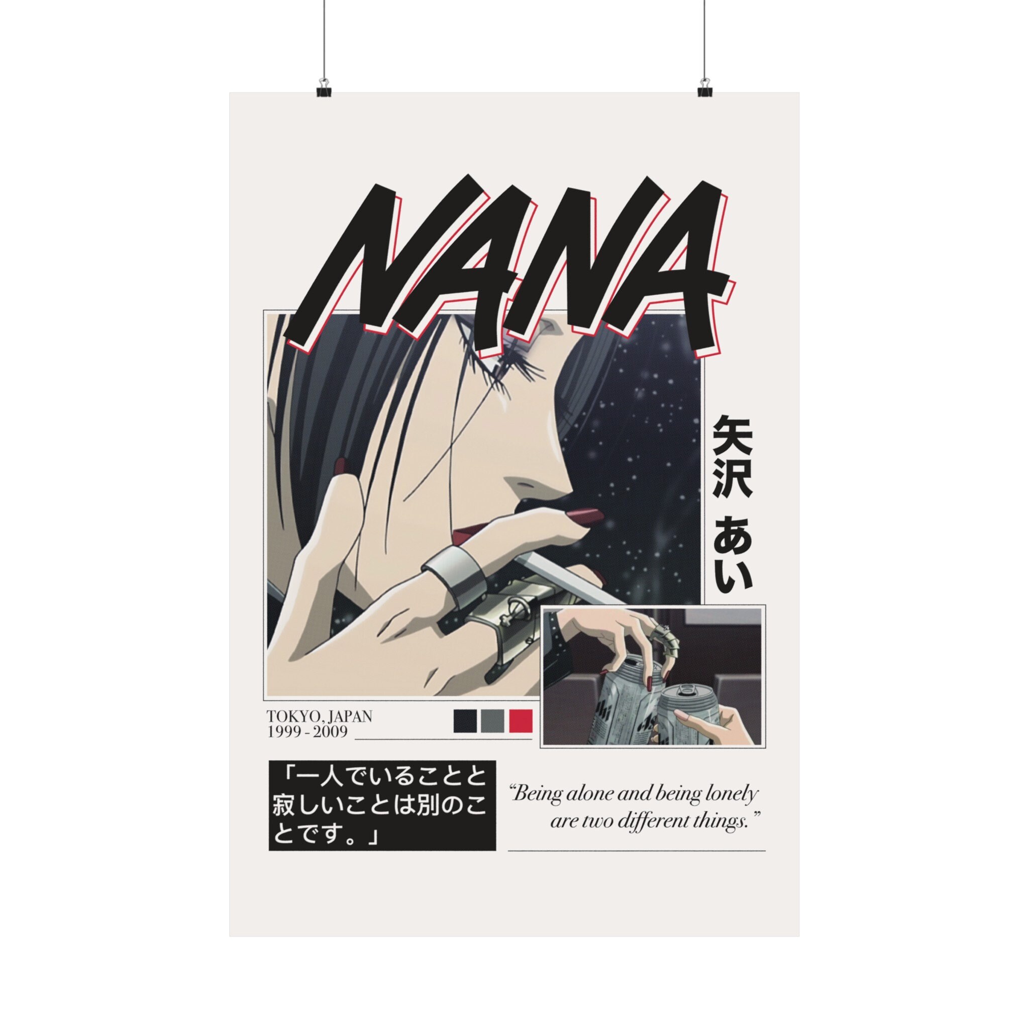 NANA Anime/manga Vintage Matte Vertical Poster Print | Physical
