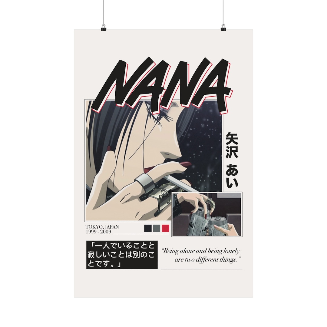 NANA Anime/manga Vintage Matte Vertical Poster Print | Physical