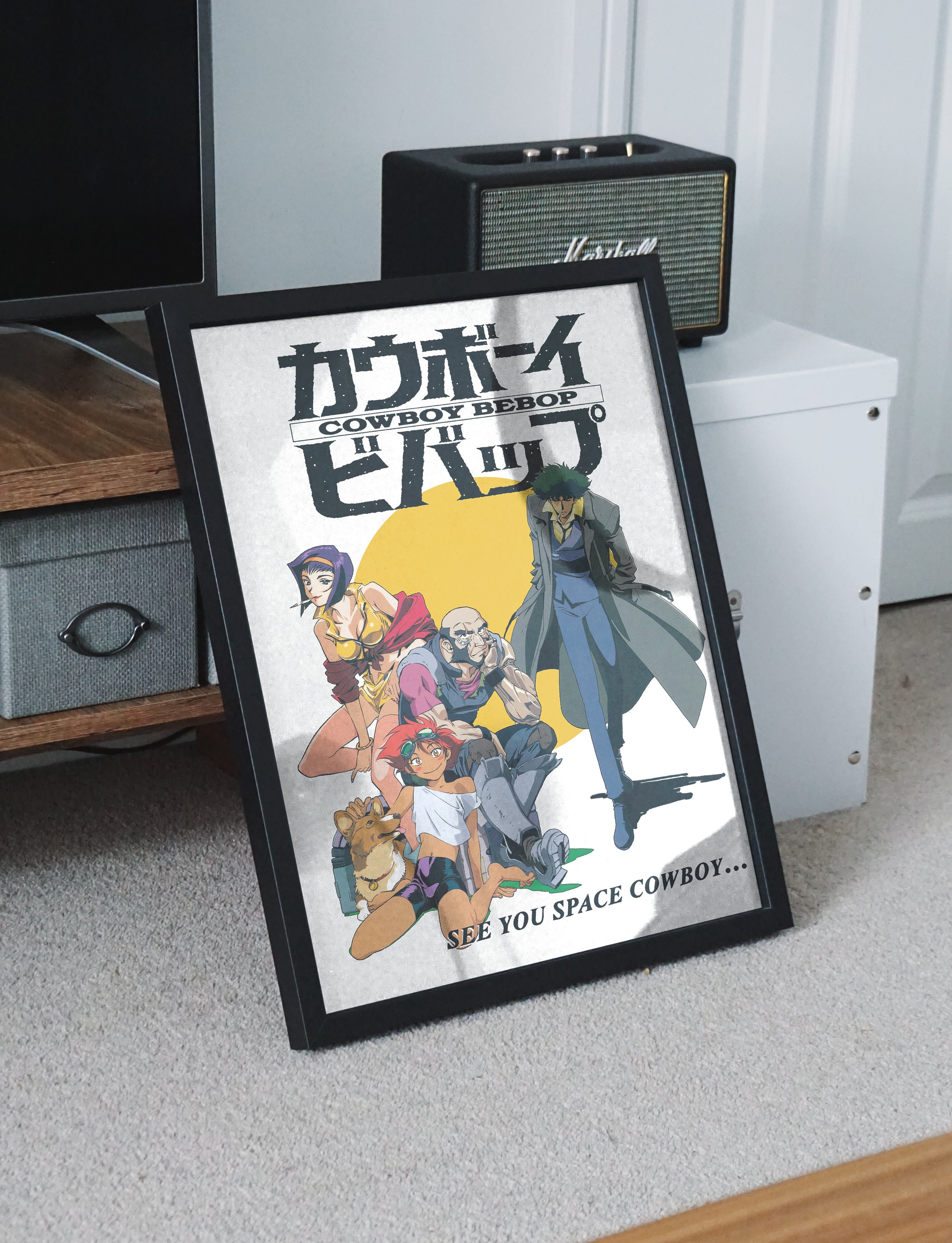 COWBOY BEBOP Anime Art Vintage Style Poster | Wall Print, Digital